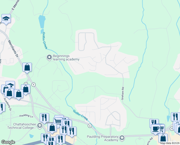 map of restaurants, bars, coffee shops, grocery stores, and more near 223 Remmington Court in Dallas