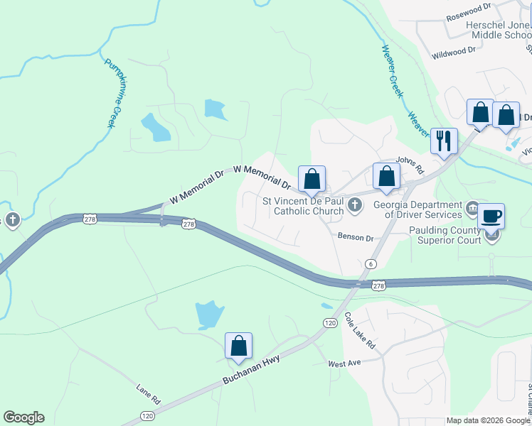map of restaurants, bars, coffee shops, grocery stores, and more near 110 Brentwood Court in Dallas