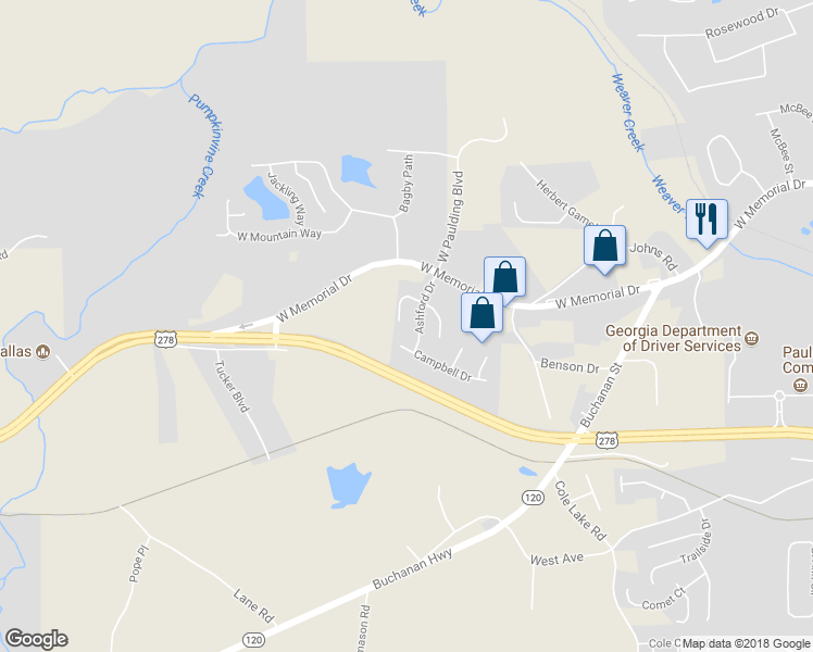 map of restaurants, bars, coffee shops, grocery stores, and more near 113 Auburn Park in Dallas