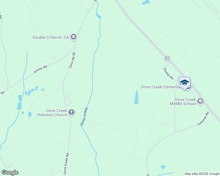 map of restaurants, bars, coffee shops, grocery stores, and more near 3362 Highland Park Way in Statham