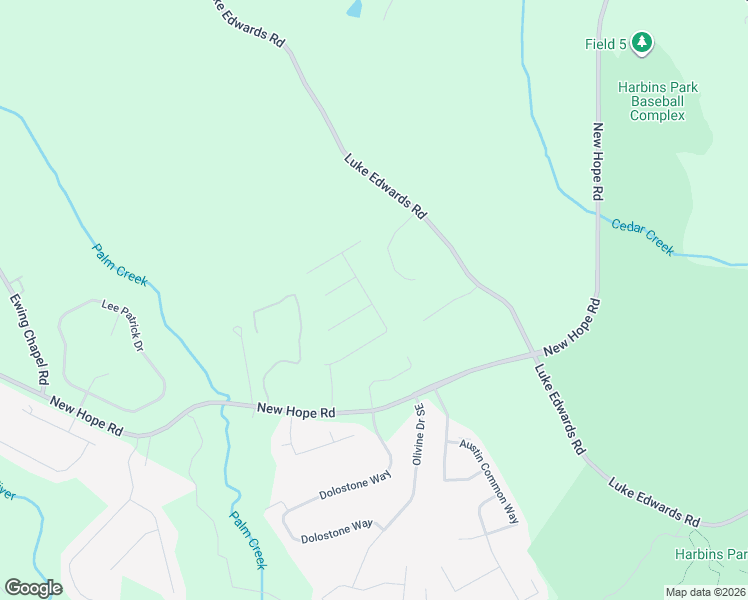 map of restaurants, bars, coffee shops, grocery stores, and more near 2135 Amberly Glen Way in Dacula