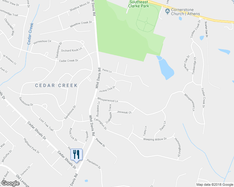 map of restaurants, bars, coffee shops, grocery stores, and more near 130 Citation Court in Athens