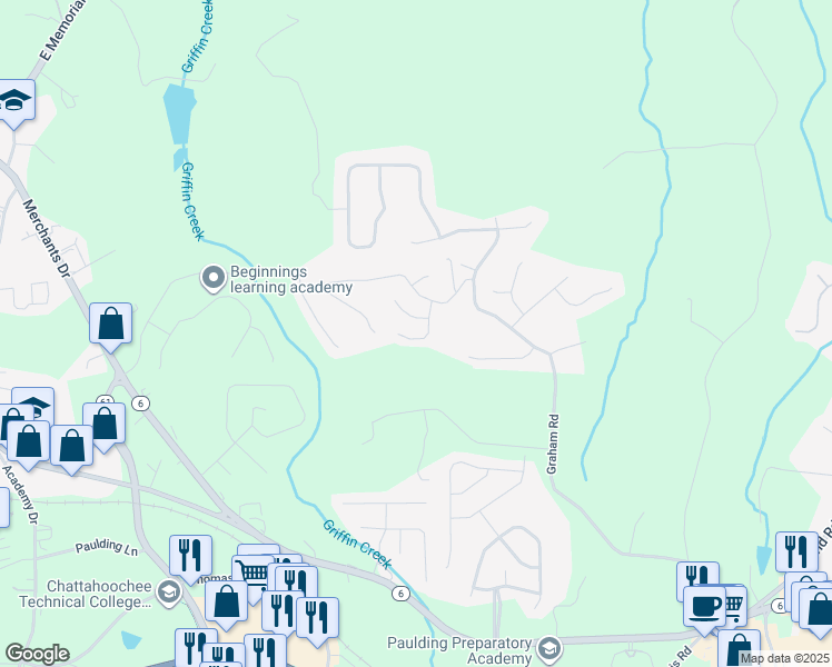 map of restaurants, bars, coffee shops, grocery stores, and more near 223 Remmington Court in Dallas