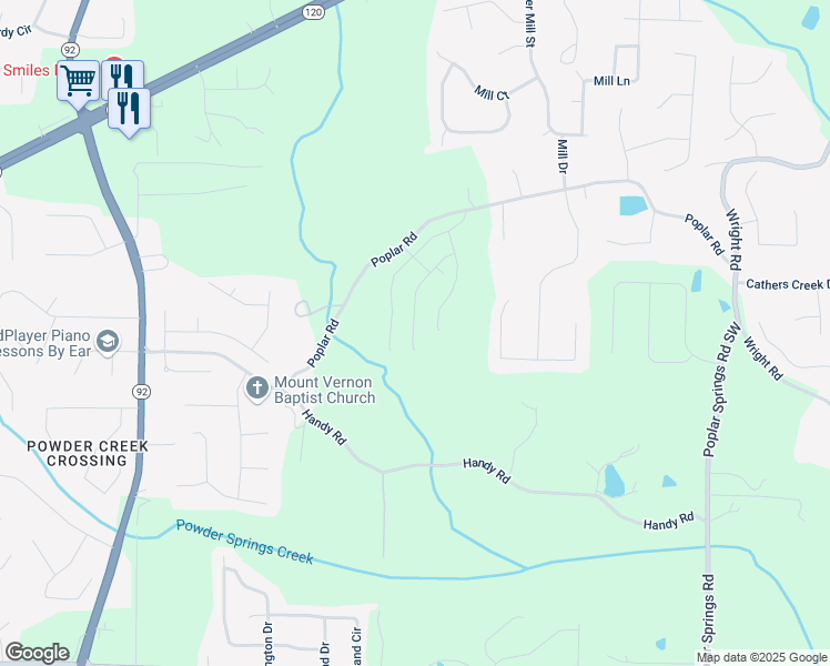 map of restaurants, bars, coffee shops, grocery stores, and more near 90 Balsam Drive in Dallas