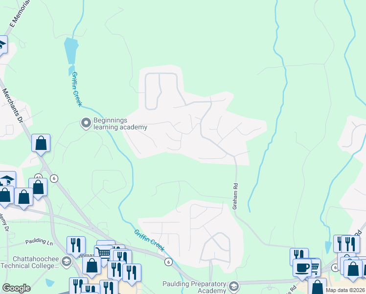 map of restaurants, bars, coffee shops, grocery stores, and more near 205 Remington Court in Dallas
