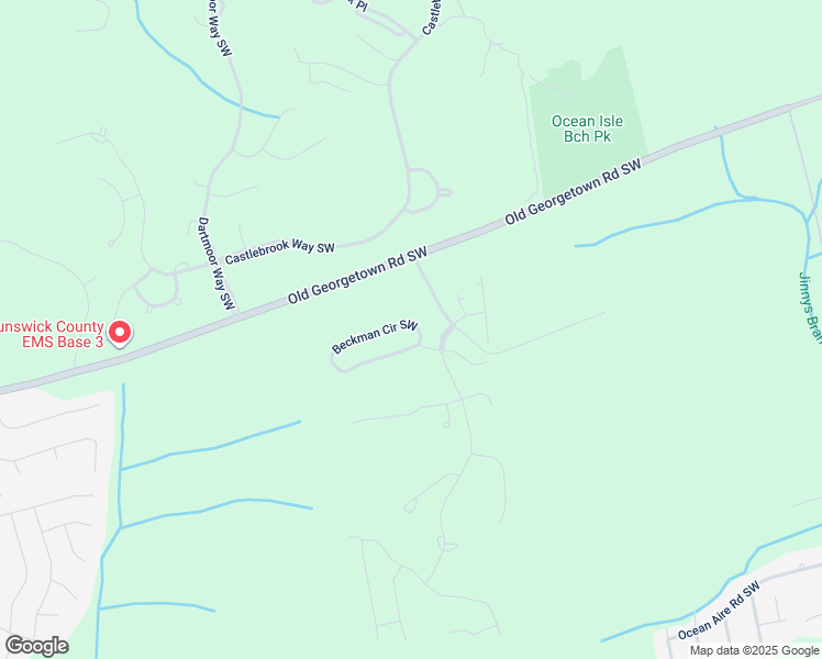 map of restaurants, bars, coffee shops, grocery stores, and more near 6811 Beckman Circle Southwest in Ocean Isle Beach