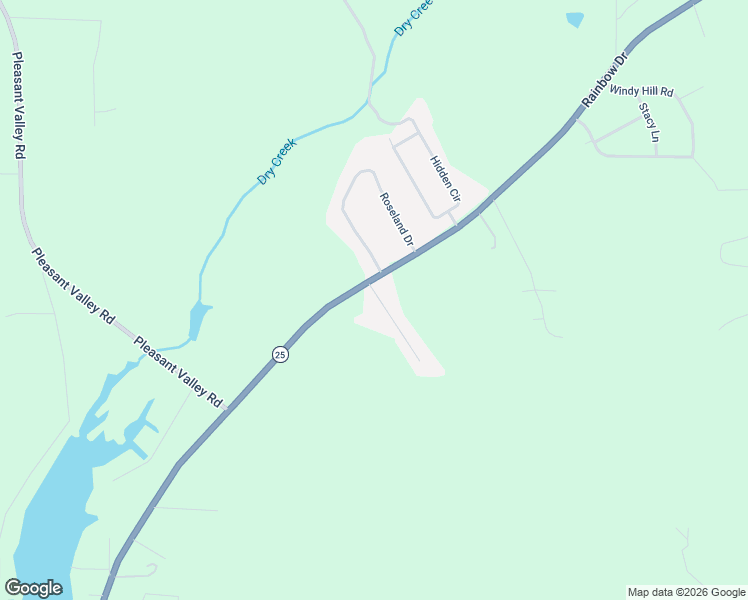 map of restaurants, bars, coffee shops, grocery stores, and more near 108 Sweetwater Lane in Rainbow City