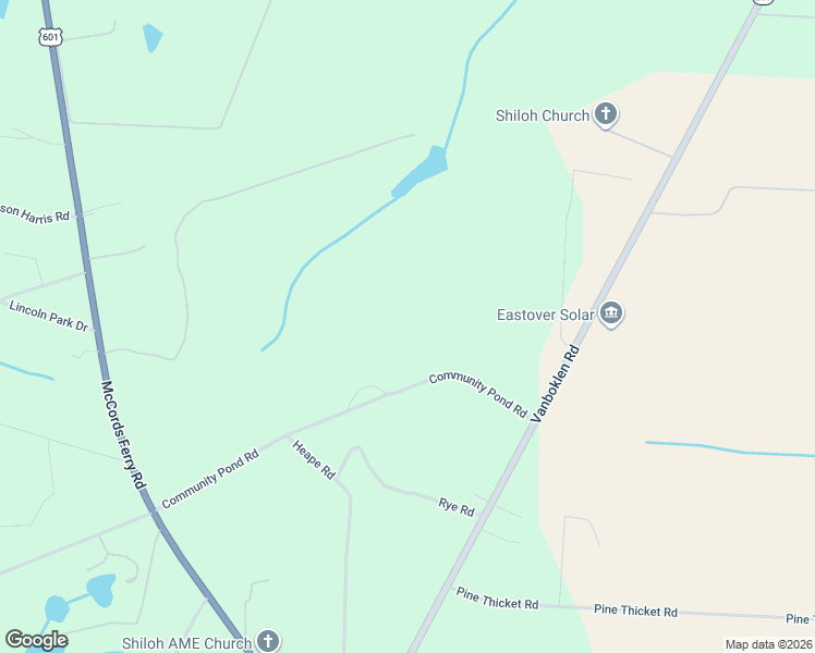 map of restaurants, bars, coffee shops, grocery stores, and more near 1737 Community Pond Road in Eastover