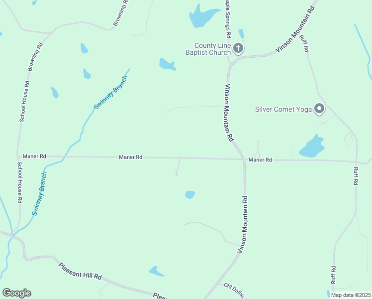 map of restaurants, bars, coffee shops, grocery stores, and more near 447 Maner Road in Rockmart