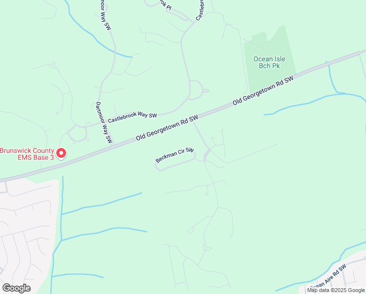 map of restaurants, bars, coffee shops, grocery stores, and more near 6822 Beckman Circle Southwest in Ocean Isle Beach