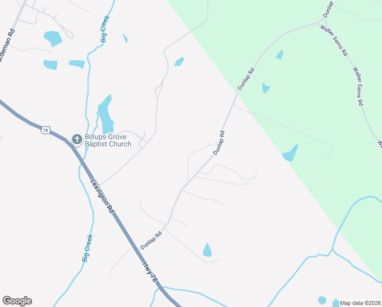 map of restaurants, bars, coffee shops, grocery stores, and more near 1122 Dunlap Road in Winterville