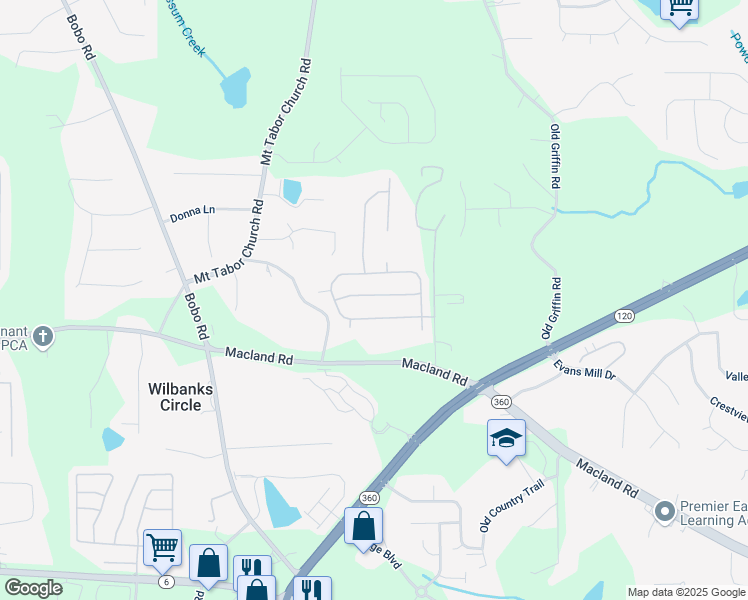 map of restaurants, bars, coffee shops, grocery stores, and more near 100 Forrest Park Lane in Dallas