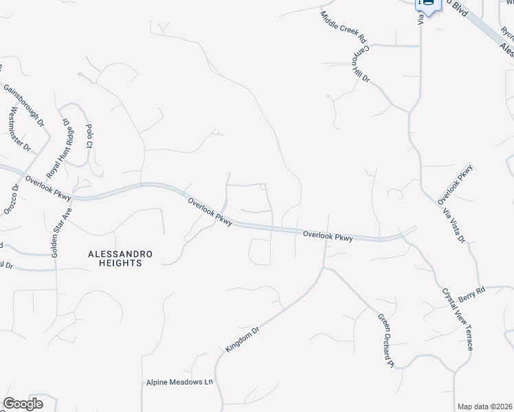 map of restaurants, bars, coffee shops, grocery stores, and more near 670 Pinnacle Ridge Road in Riverside