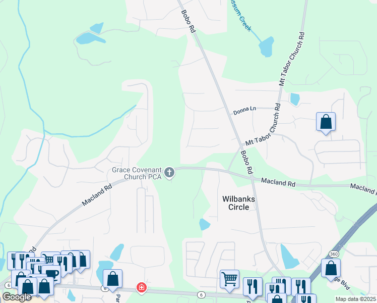 map of restaurants, bars, coffee shops, grocery stores, and more near 192 Gail Street in Dallas