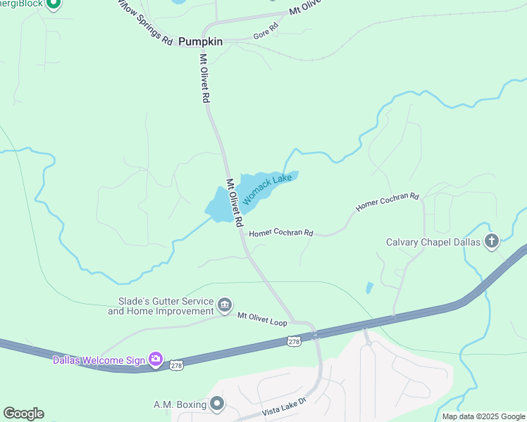 map of restaurants, bars, coffee shops, grocery stores, and more near 1046 Homer Cochran Road in Dallas