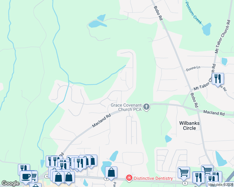 map of restaurants, bars, coffee shops, grocery stores, and more near 33 Ireland Lane in Dallas