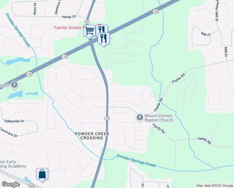 map of restaurants, bars, coffee shops, grocery stores, and more near 98 Mount Vernon Drive in Dallas