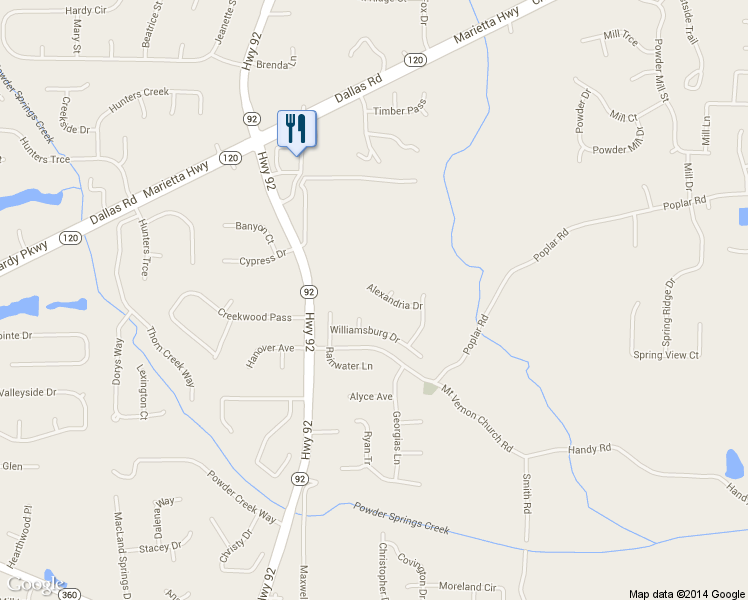 map of restaurants, bars, coffee shops, grocery stores, and more near 121 Alexandria Dr in Dallas