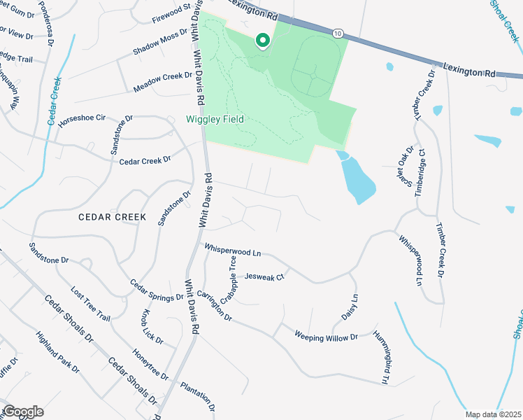 map of restaurants, bars, coffee shops, grocery stores, and more near 305 Jockey Club Drive in Athens