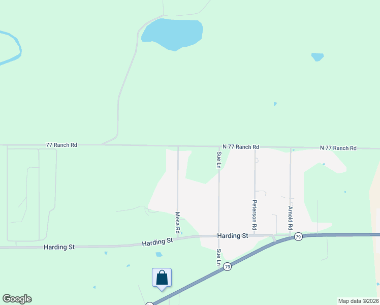 map of restaurants, bars, coffee shops, grocery stores, and more near 474 77 Ranch Road in Wichita Falls