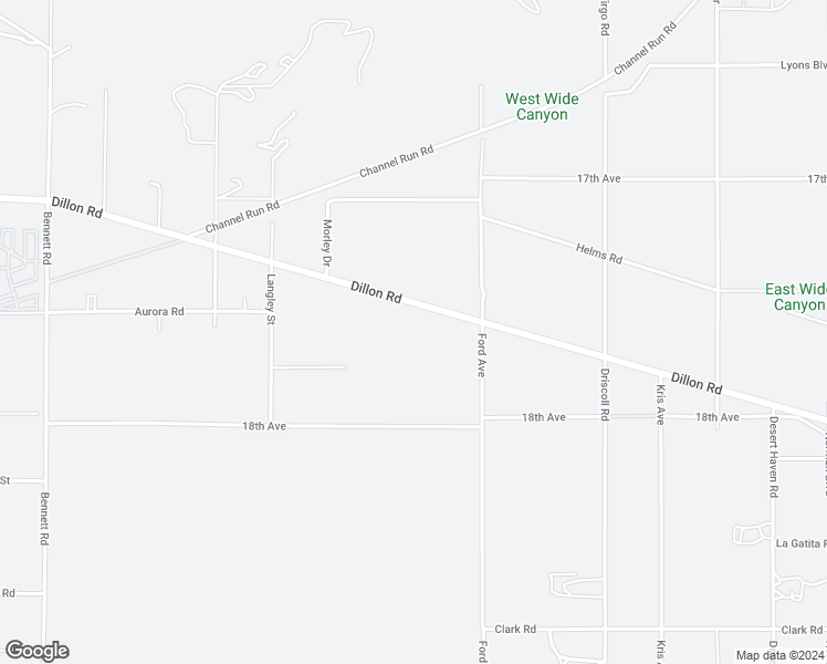 map of restaurants, bars, coffee shops, grocery stores, and more near 71875 Dillon Road in Desert Hot Springs
