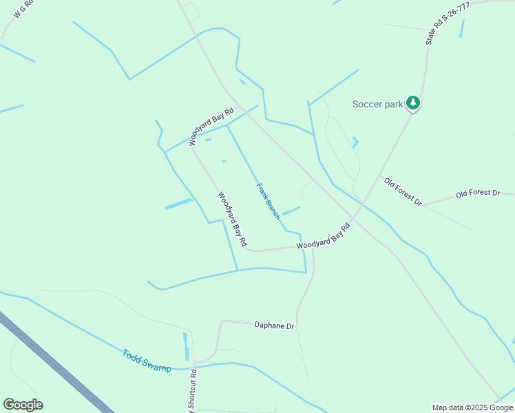 map of restaurants, bars, coffee shops, grocery stores, and more near 4559 Woodyard Bay Road in Loris