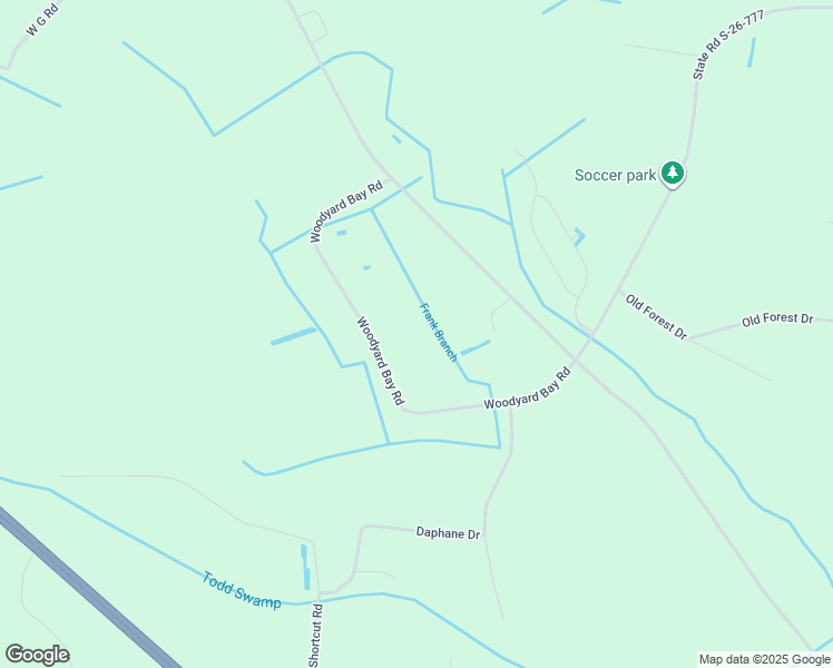 map of restaurants, bars, coffee shops, grocery stores, and more near 4559 Woodyard Bay Road in Loris