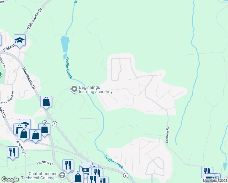 map of restaurants, bars, coffee shops, grocery stores, and more near 317 Gun Range Road in Dallas
