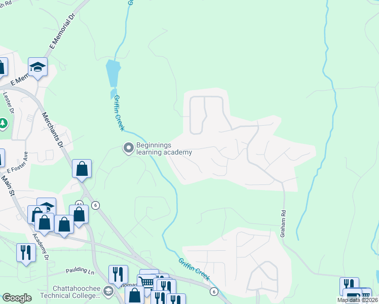 map of restaurants, bars, coffee shops, grocery stores, and more near 321 Gun Range Road in Dallas