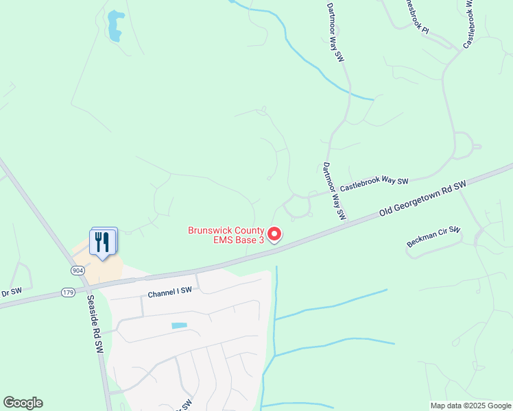 map of restaurants, bars, coffee shops, grocery stores, and more near 733 Highgate Place in Ocean Isle Beach
