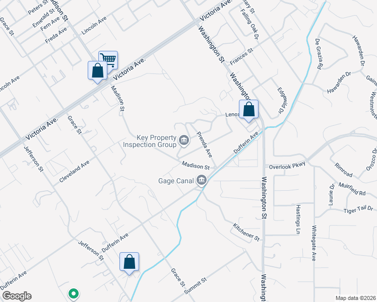 map of restaurants, bars, coffee shops, grocery stores, and more near 7361 Pontoosuc Avenue in Riverside
