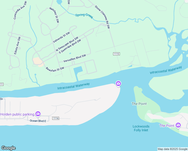 map of restaurants, bars, coffee shops, grocery stores, and more near 371 Augustine Ave SW in Brunswick