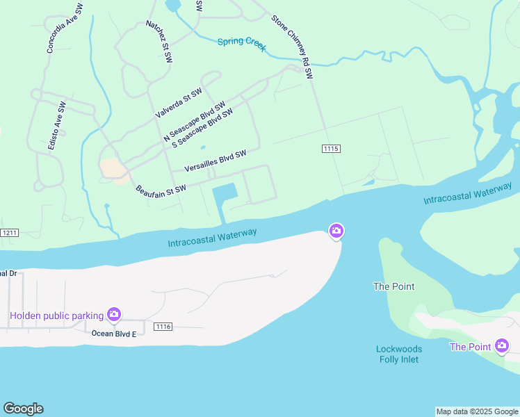 map of restaurants, bars, coffee shops, grocery stores, and more near 371 Augustine Avenue Southwest in Brunswick County