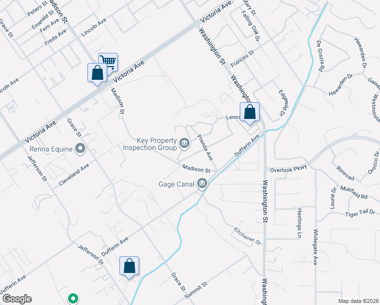map of restaurants, bars, coffee shops, grocery stores, and more near 7361 Pontoosuc Avenue in Riverside