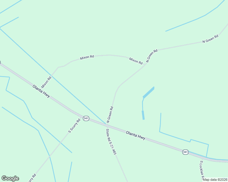 map of restaurants, bars, coffee shops, grocery stores, and more near 305 North Green Road in Lake City