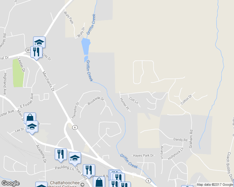 map of restaurants, bars, coffee shops, grocery stores, and more near 101 Browning Way in Dallas