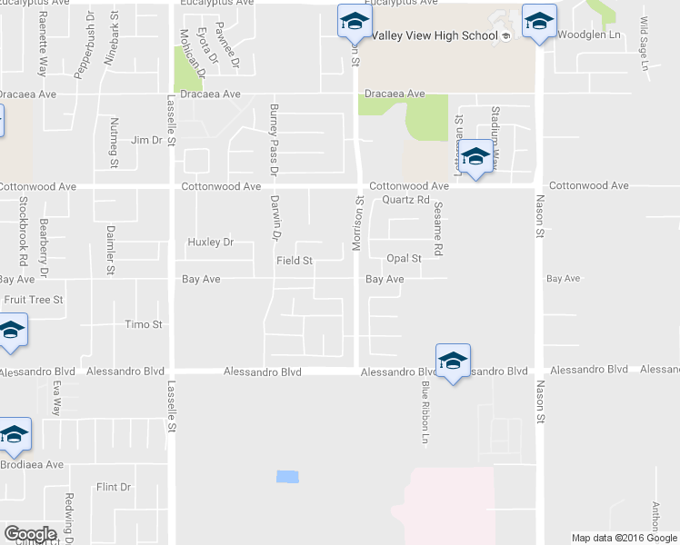 map of restaurants, bars, coffee shops, grocery stores, and more near in Moreno Valley