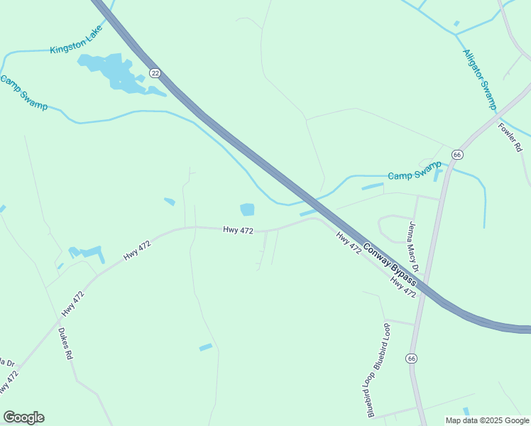 map of restaurants, bars, coffee shops, grocery stores, and more near 5187 Highway 472 in Conway