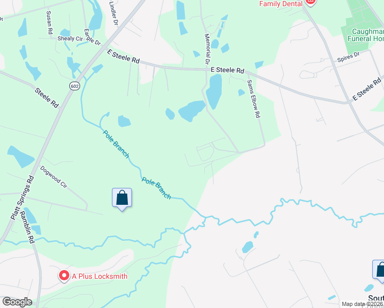map of restaurants, bars, coffee shops, grocery stores, and more near 2091 Sams Elbow Road in West Columbia