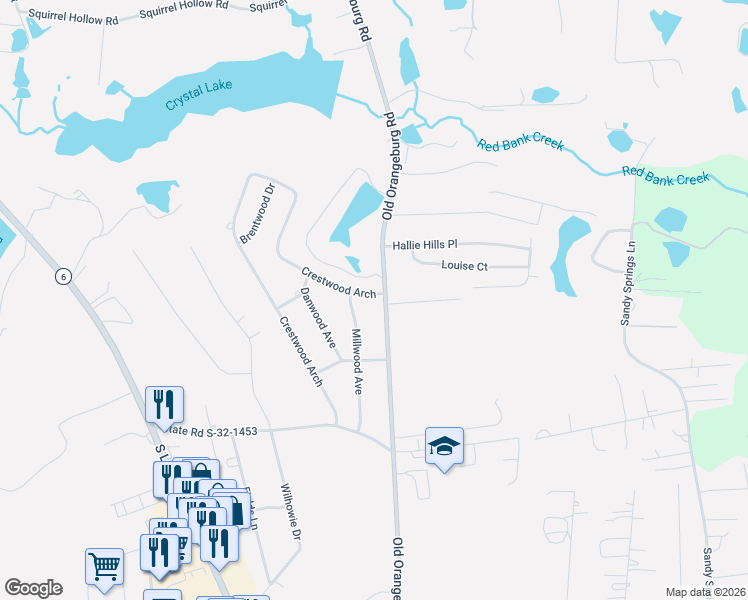 map of restaurants, bars, coffee shops, grocery stores, and more near 1208 Old Orangeburg Road in Lexington