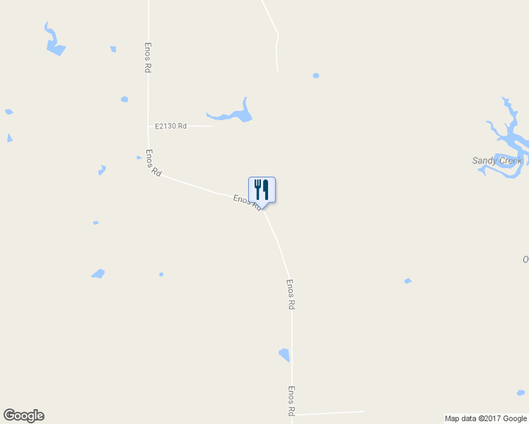 map of restaurants, bars, coffee shops, grocery stores, and more near Enos Road in Kingston