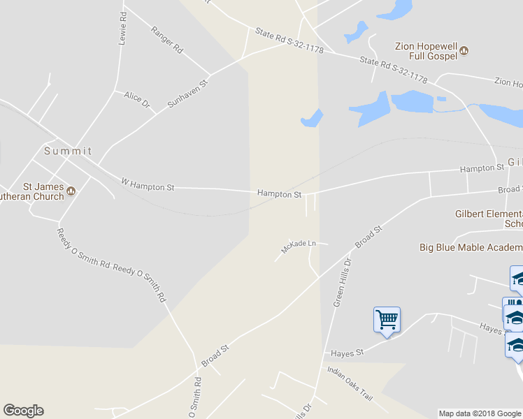 map of restaurants, bars, coffee shops, grocery stores, and more near 104 Hampton Street in Gilbert