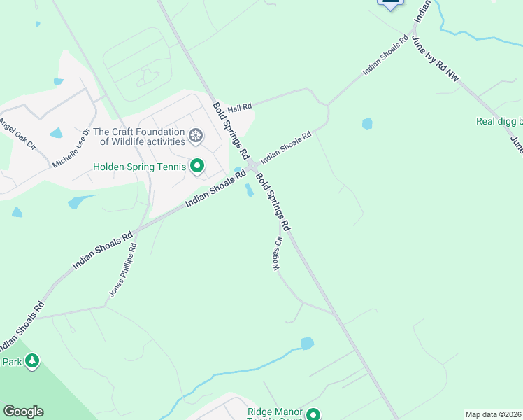 map of restaurants, bars, coffee shops, grocery stores, and more near 3049 Bold Springs Road in Dacula