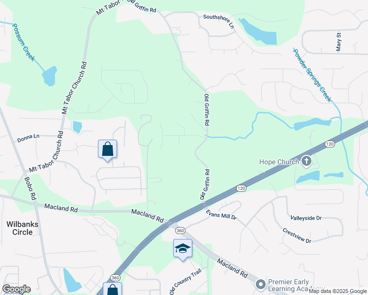 map of restaurants, bars, coffee shops, grocery stores, and more near 51 Brookshire Court in Dallas