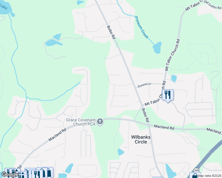 map of restaurants, bars, coffee shops, grocery stores, and more near 36 Gail Street in Dallas