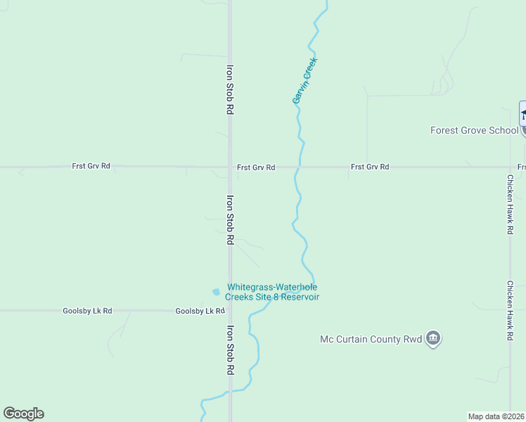 map of restaurants, bars, coffee shops, grocery stores, and more near N4550 in Garvin