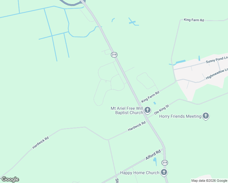 map of restaurants, bars, coffee shops, grocery stores, and more near 291 Copperwood Loop in Conway