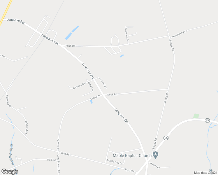 map of restaurants, bars, coffee shops, grocery stores, and more near 321 Corinne Lane in Conway