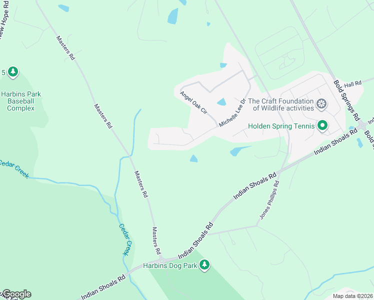 map of restaurants, bars, coffee shops, grocery stores, and more near 2791 Michelle Lee Drive in Dacula