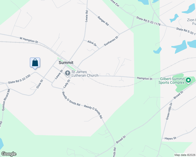 map of restaurants, bars, coffee shops, grocery stores, and more near 168 West Hampton Street in Summit